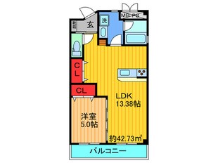 ヴィル山之上の物件間取画像